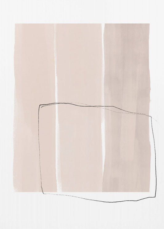 Delicate Black Line Sketch Overlay | Canvas