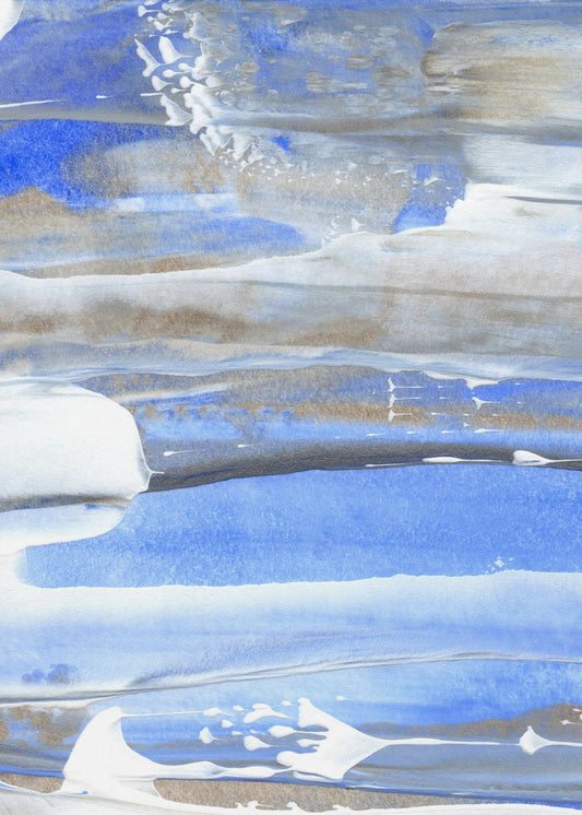 Dynamische bunte Pinselstriche | Leinwand