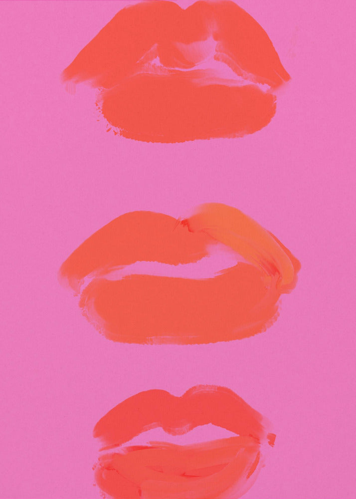 Neon Pout Serie | Poster
