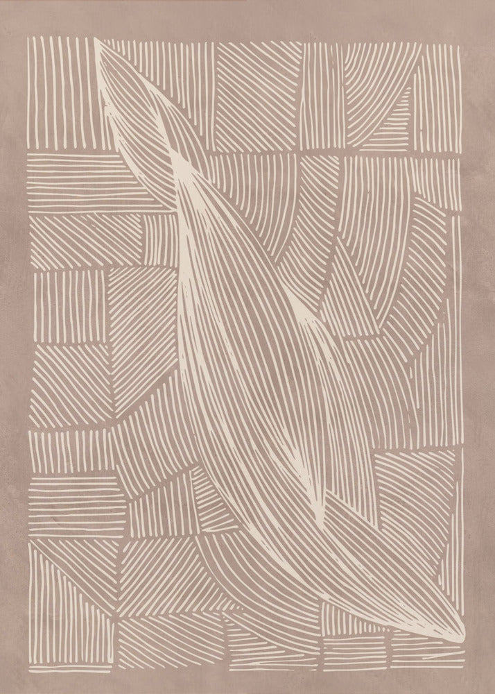 Abstrakte unregelmäßige Linien | Poster