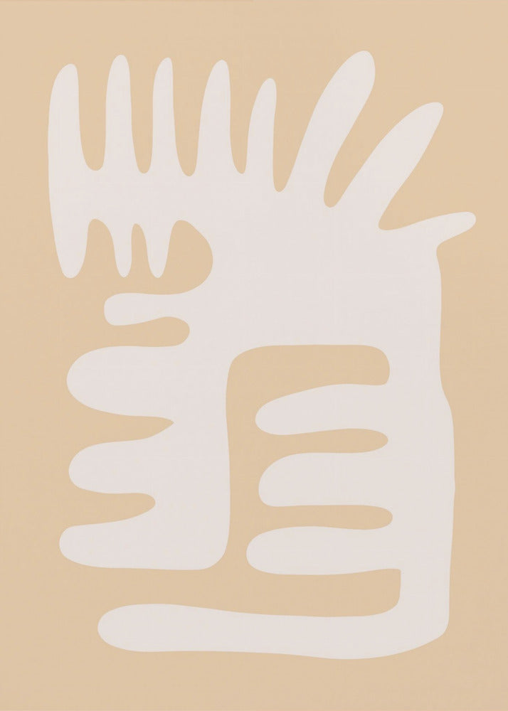 Abstrakte organische Form | Poster
