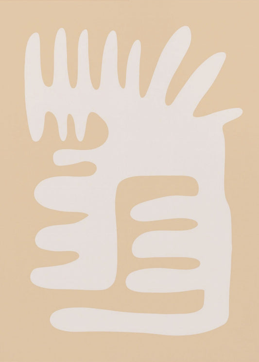 Abstrakte organische Form | Leinwand