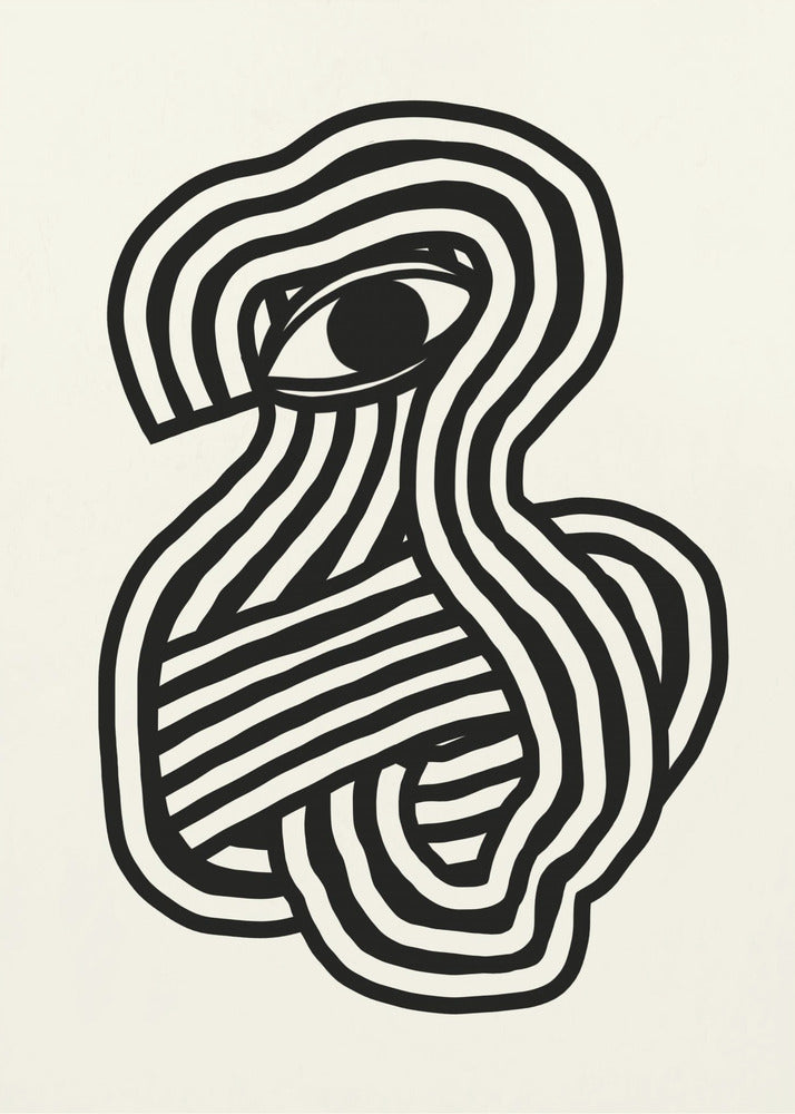 Drittes Auge abstrakt | Poster
