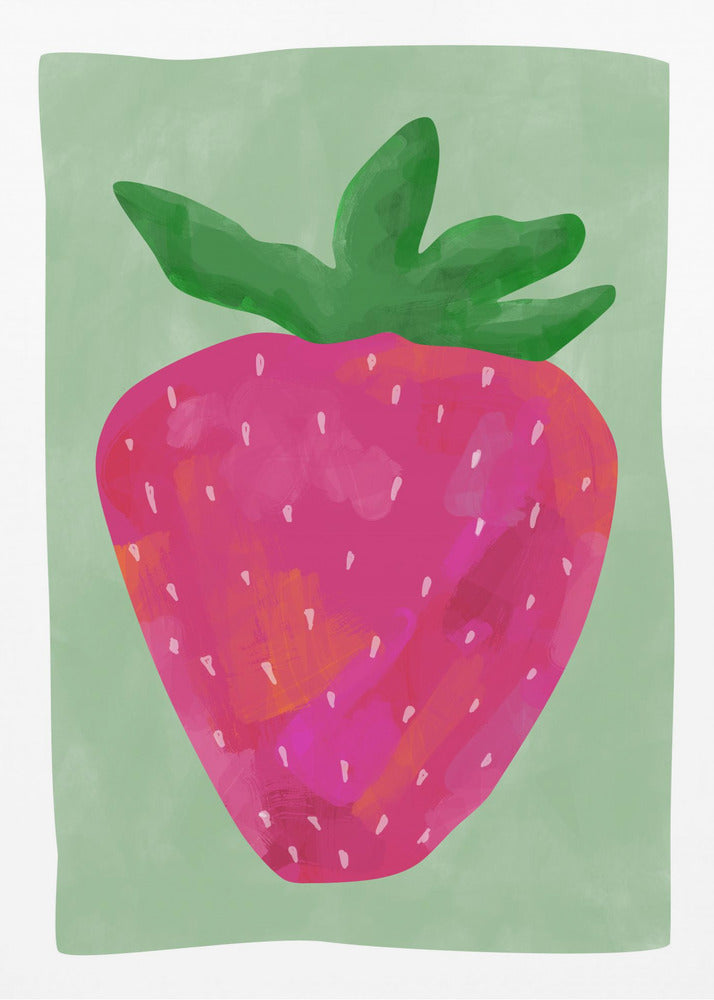 Vibrant strawberry | Poster