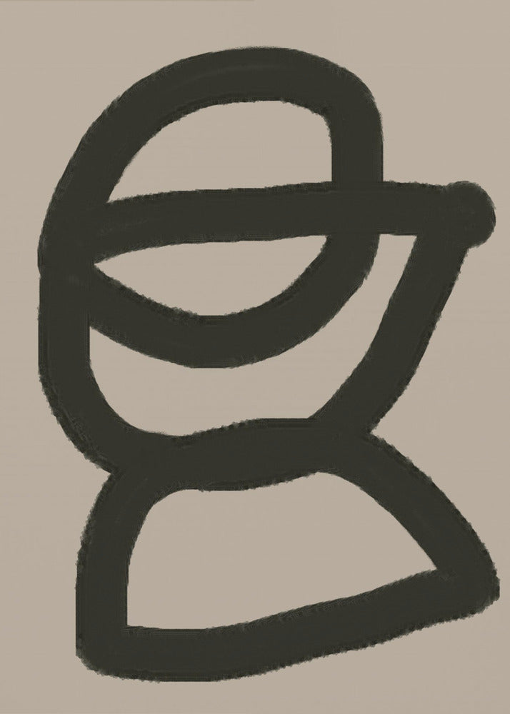 Mutige abstrakte Form | Leinwand