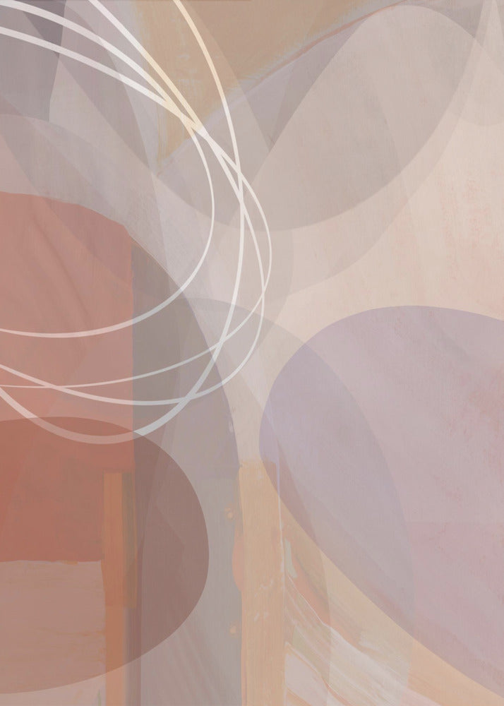 Plum Shapes 1 | Poster