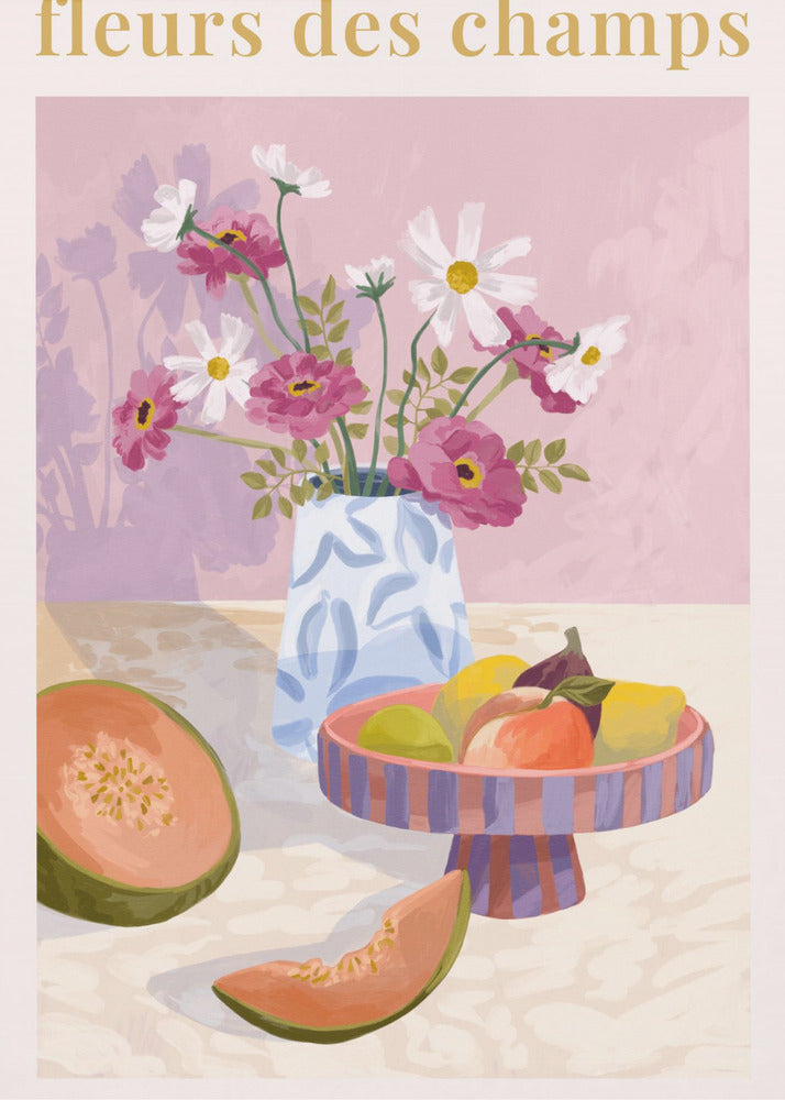 Fleur Des Champs - Rosa | Poster