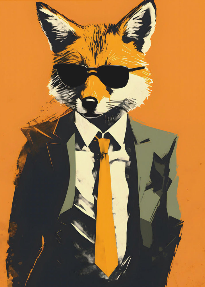 Fuchs im Anzug | Poster
