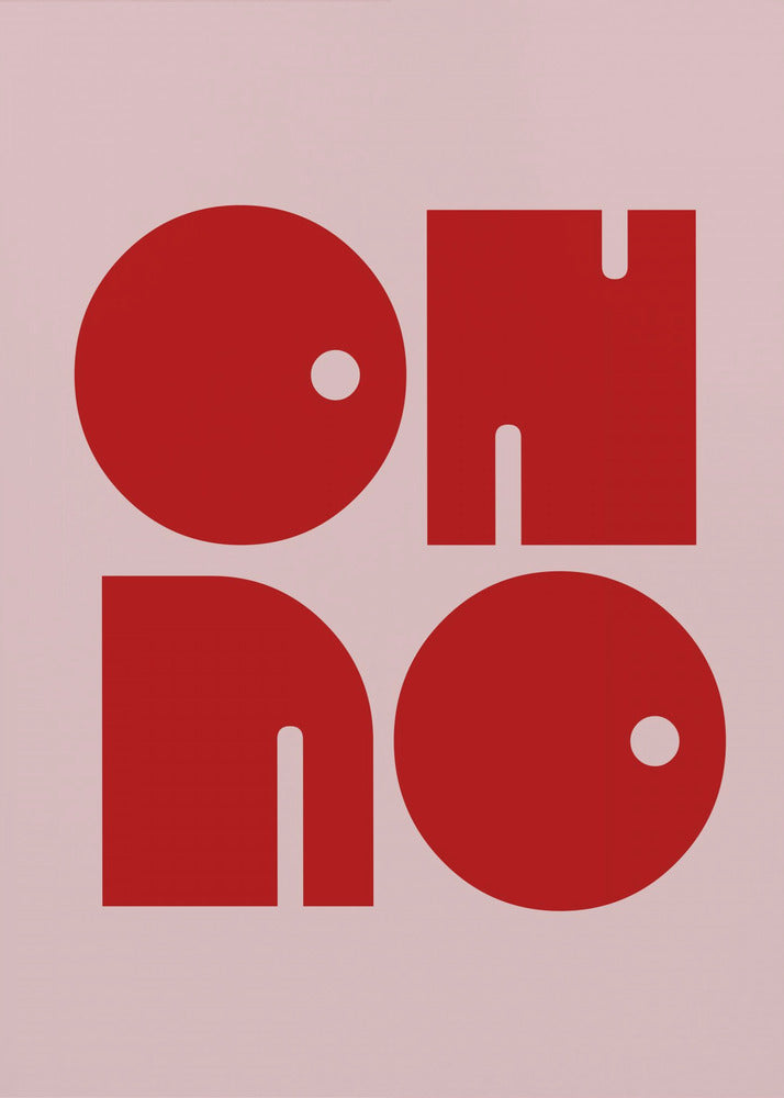 Fettes typografisches Echo | Leinwand