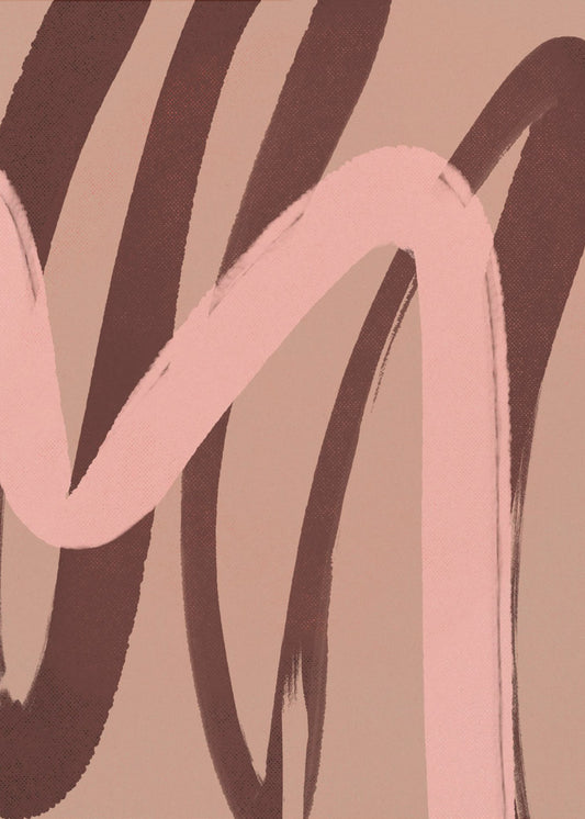 Geschwungener Farbtanz | Poster