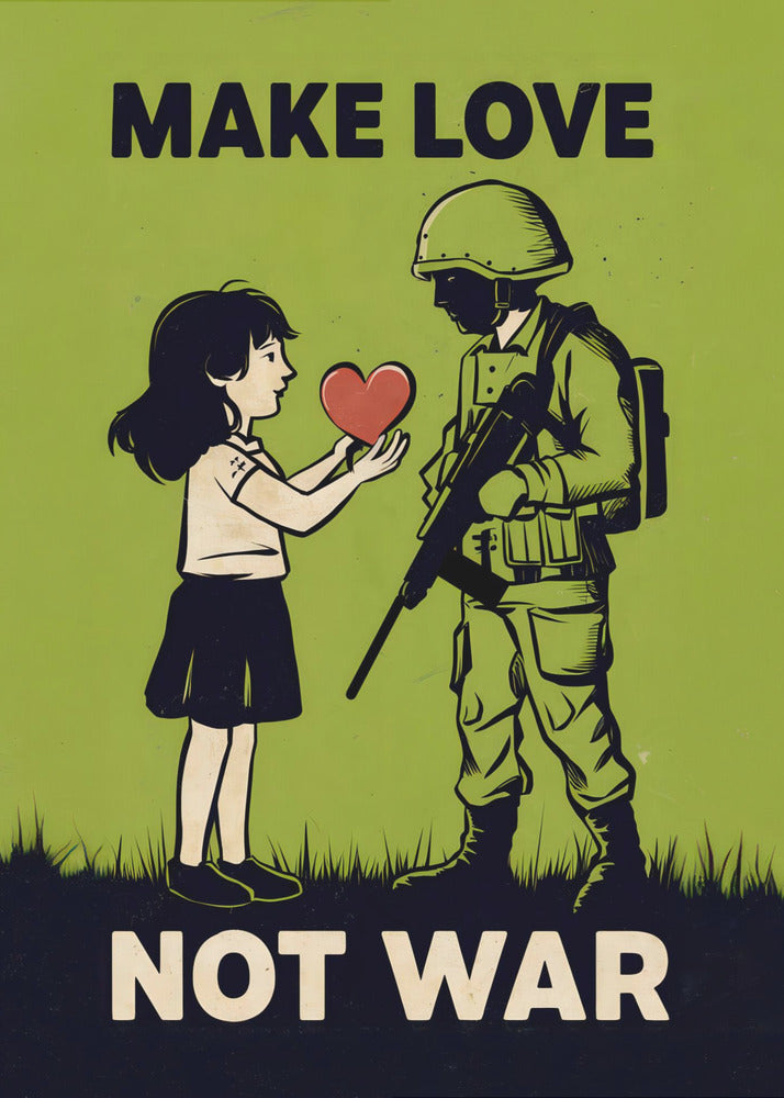 Liebe machen, nicht Krieg | Poster