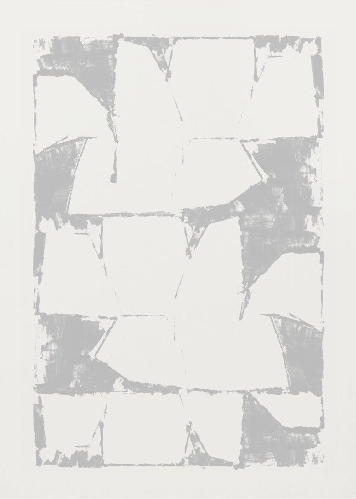 Grauweiß auf Weiß 2 | Poster