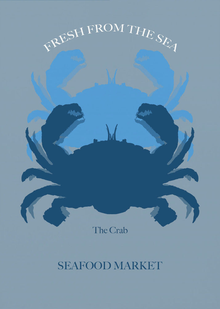 Krabbenposter 3 | Leinwand