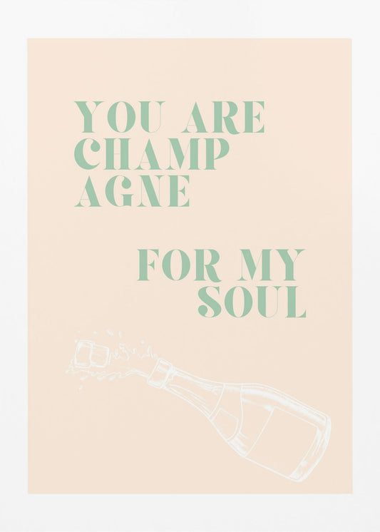Champagner für meine Seele | Poster