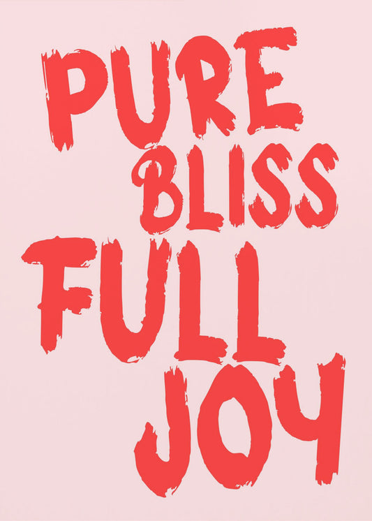Pure Glückseligkeit, volle Freude | Poster
