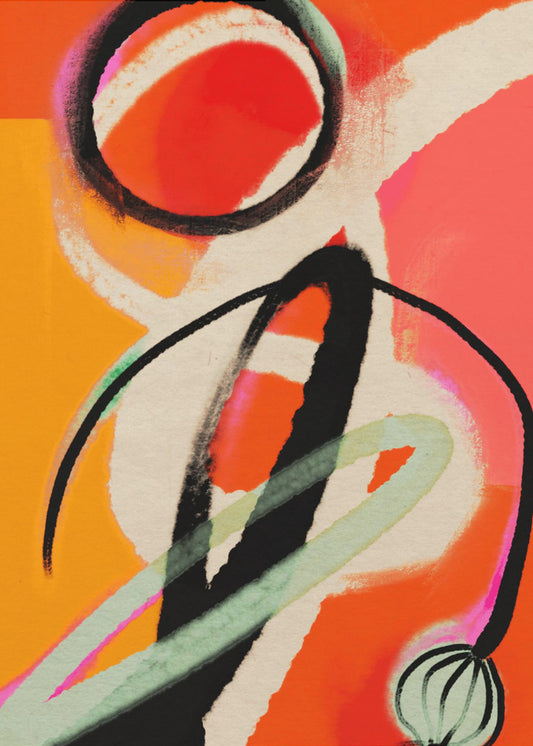 Lebendiger Wirbelwind | Poster