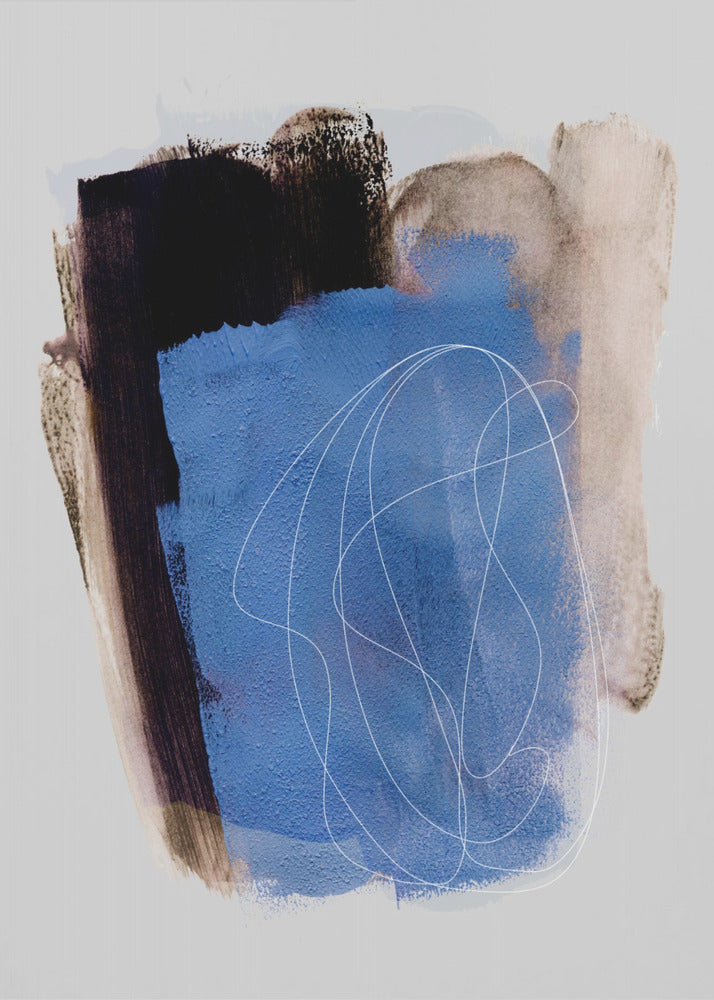 Abstrakte Pinselstriche 55 | Poster