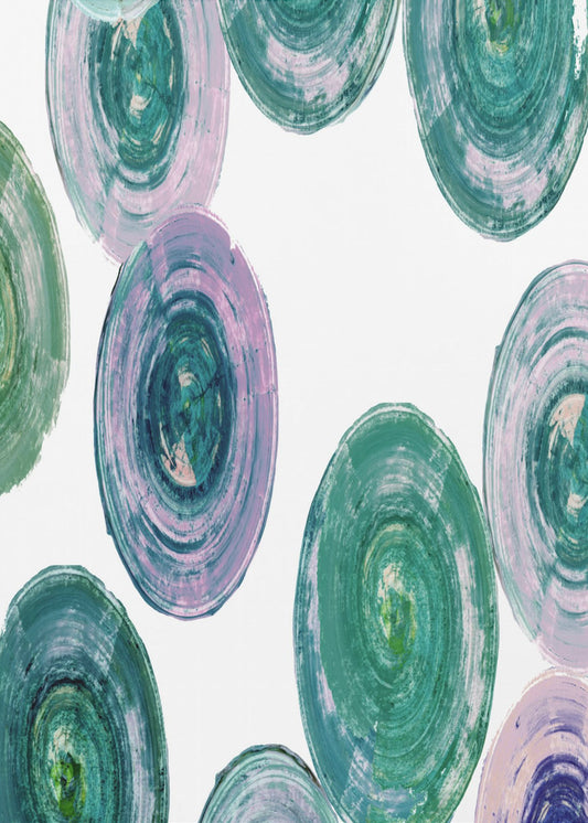 Spinnende Wirbel 1 | Leinwand