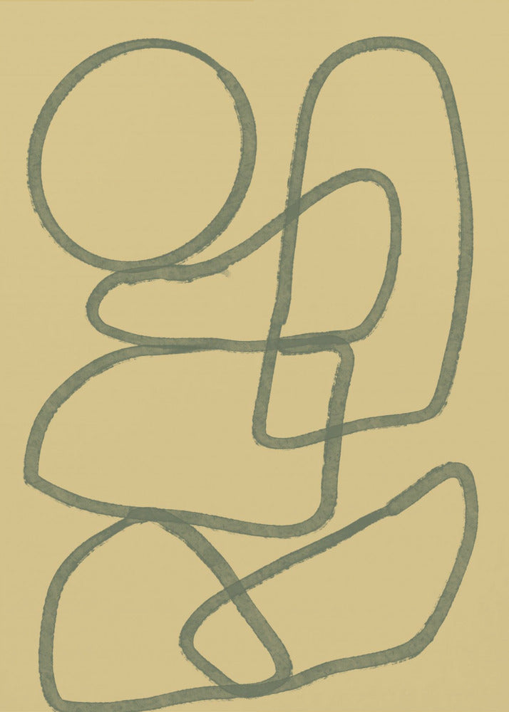 Strichzeichnung ABSTRAKT | Poster