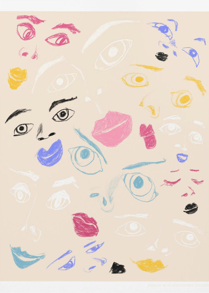 Pandc Faces Kopie | Poster