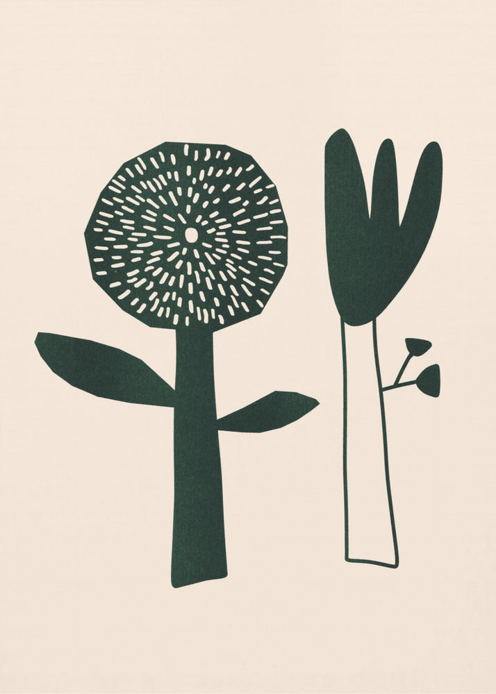 Riso Blumen | Leinwand