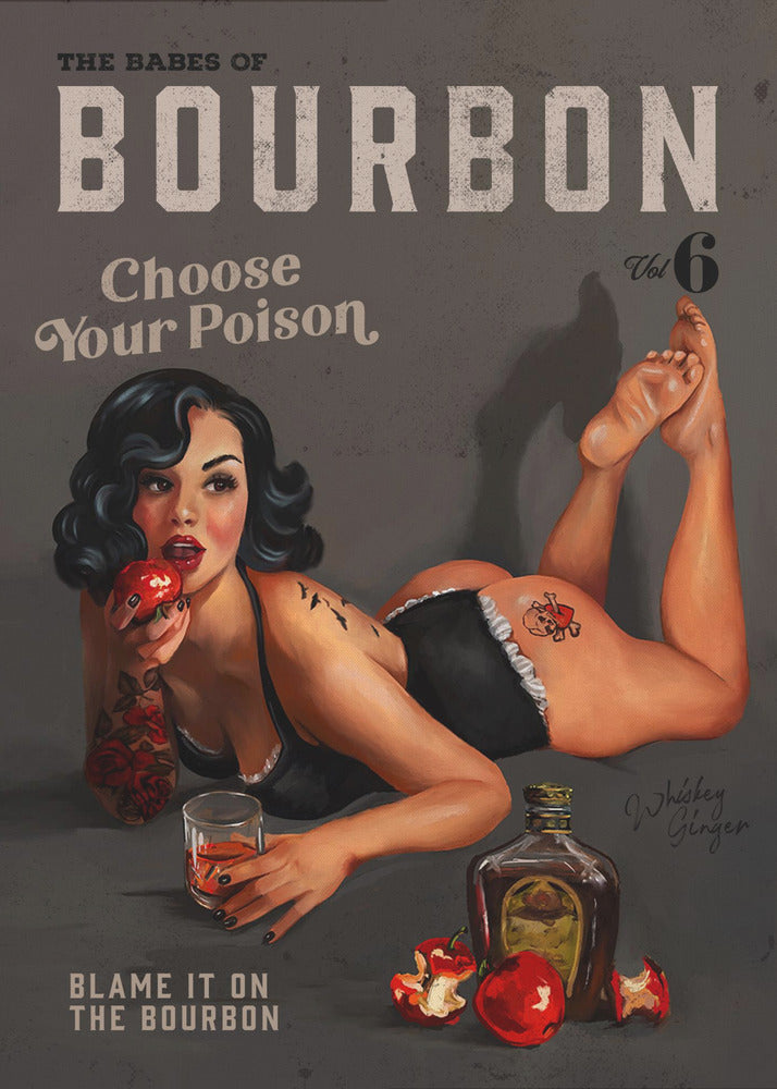 Babes of Bourbon Band 6 Wähle dein Gift Sexy Pinup | Leinwand