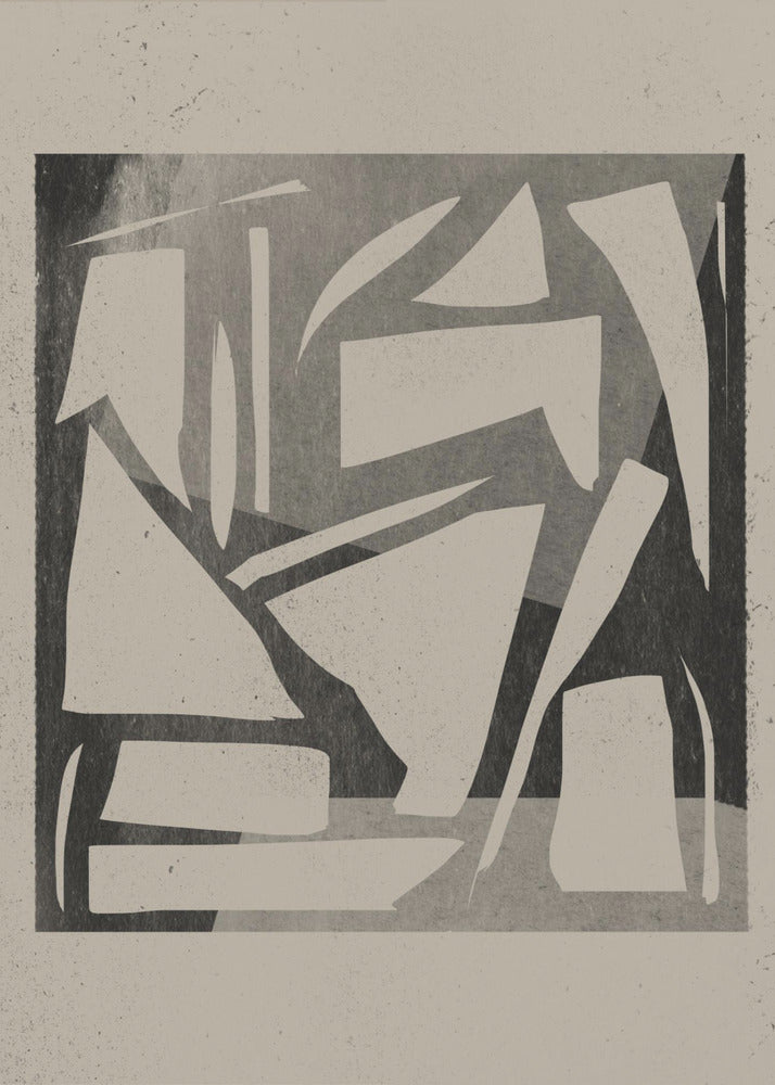 Geometrische Schatten | Leinwand