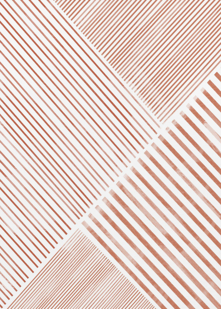 Tanz der purpurnen Streifen | Leinwand