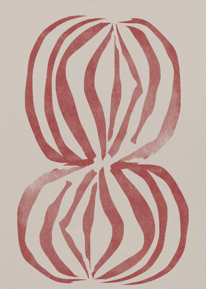 Purpurrote Echoformen | Poster