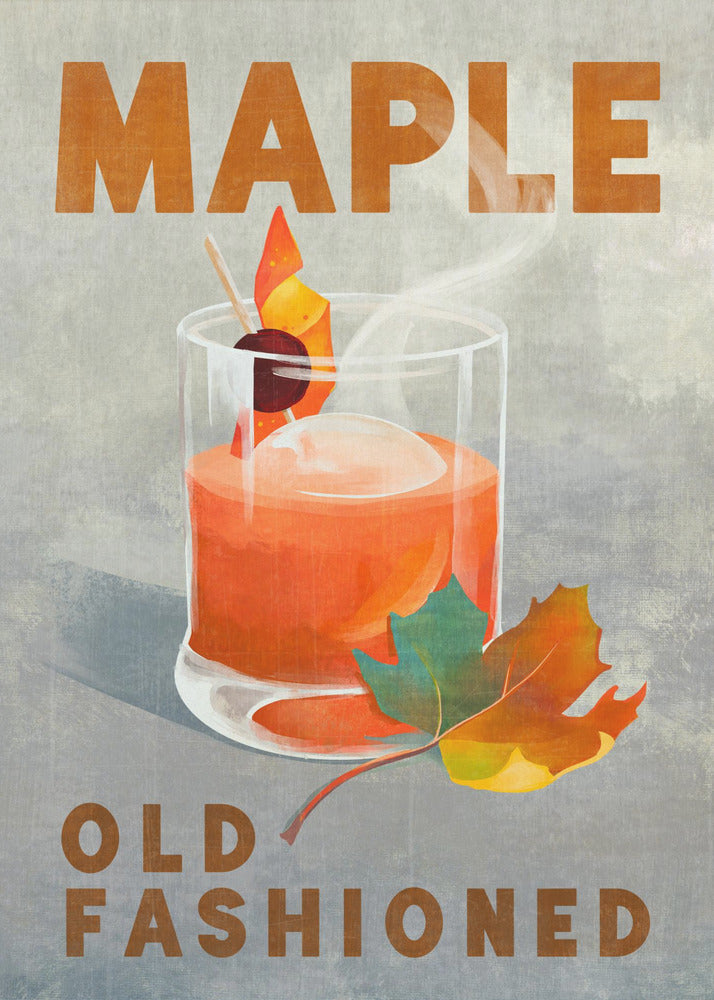 Ahorn-Old-Fashioned-Cocktail | Poster