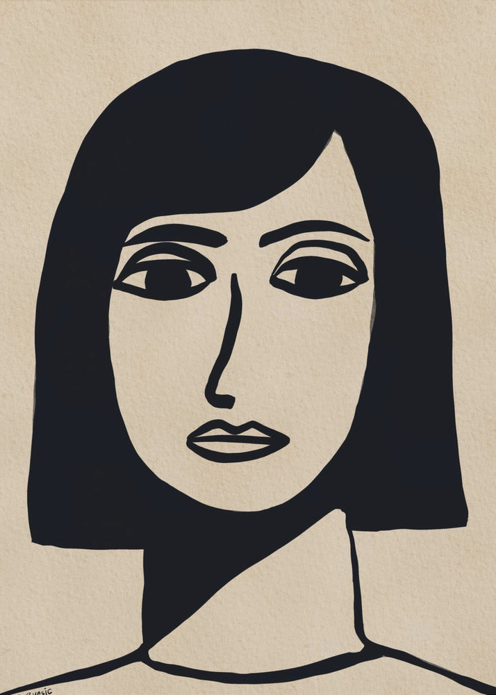 Gesicht einer Frau | Leinwand