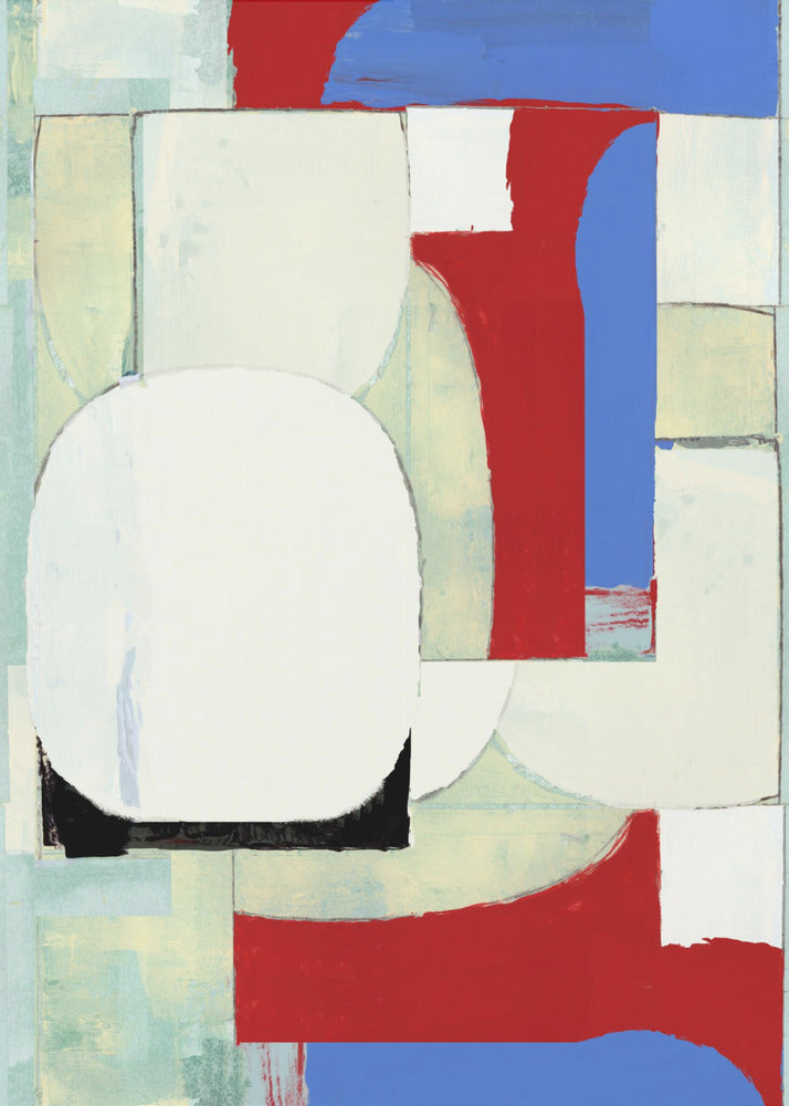 Kräftige grafische Formen Nr. 3 | Leinwand