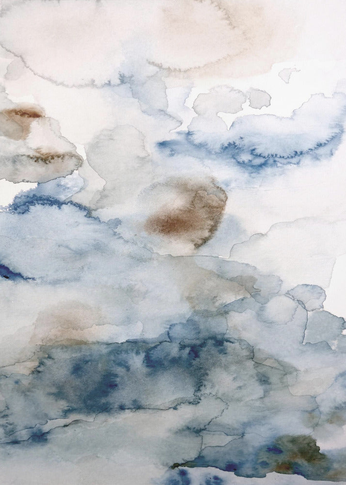 Oben in den Wolken 4 | Poster