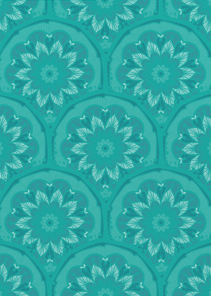 Grüner Mandala-Traum | Poster