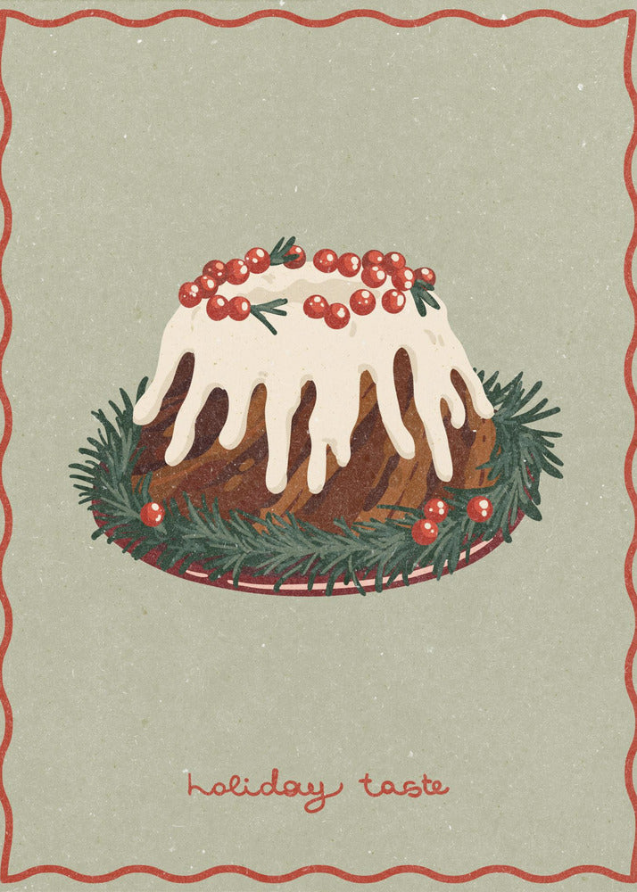 Weihnachtskuchen. Feiertagsgeschmack | Poster