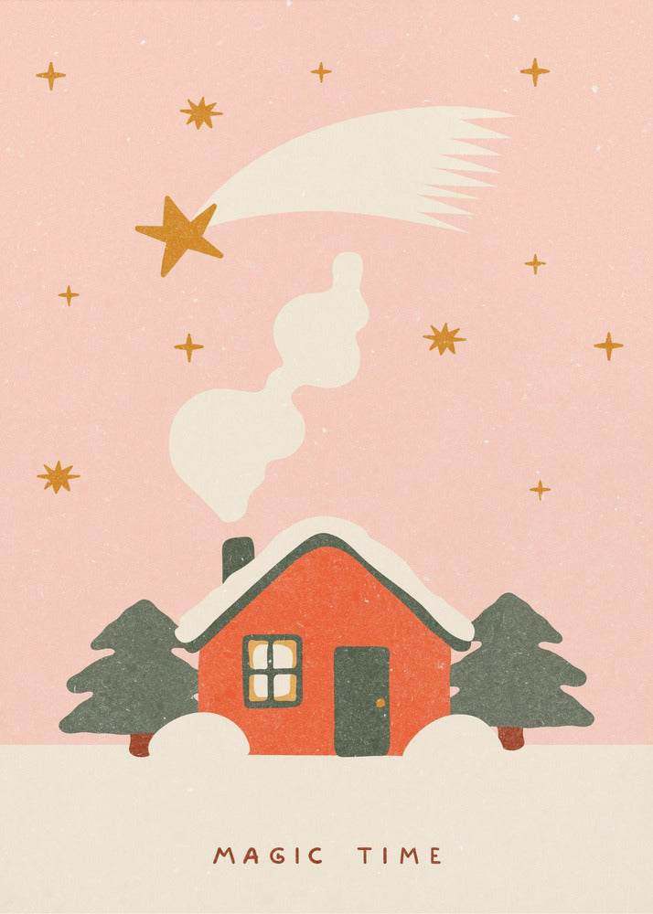Eine zauberhafte Zeit zu Weihnachten | Leinwand