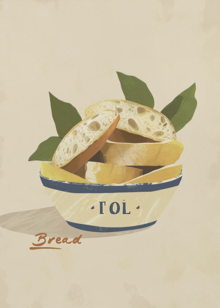 Brotschale Delight | Leinwand