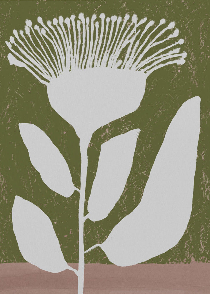 Botanisches Design einer Blume gegen | Poster