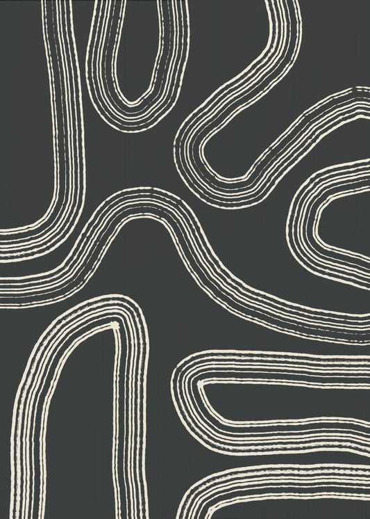 Geschwungene Wege | Poster
