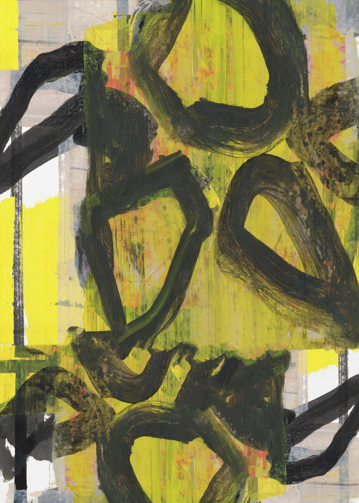 Gelbes Abstrakt Nr. 2 | Poster