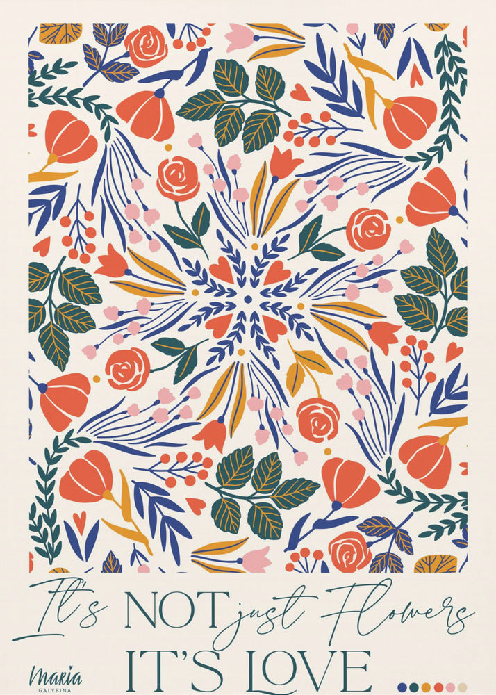 Über die Liebe. Blüte | Poster