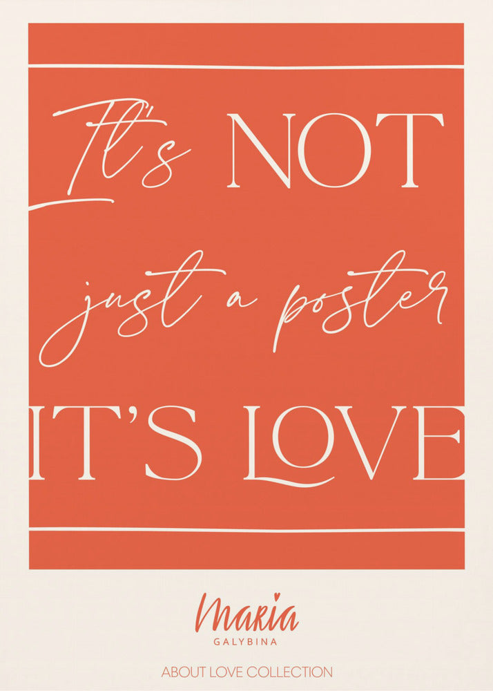 Über die Liebe. Poster | Poster