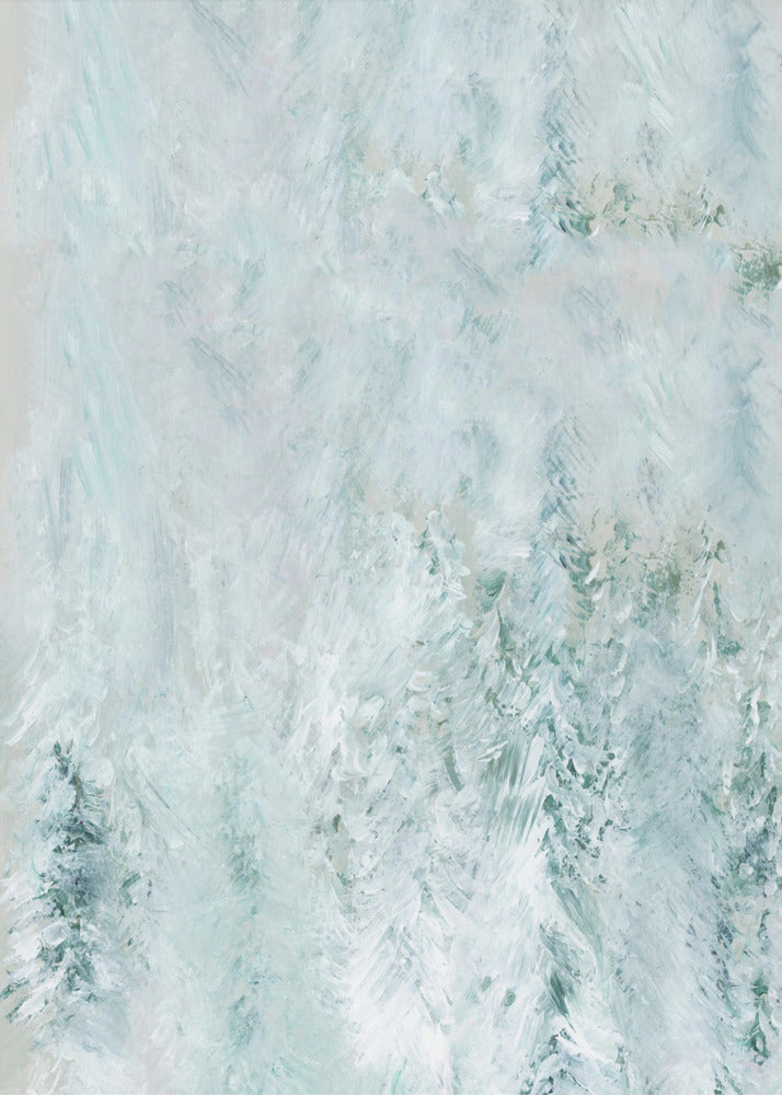 Winterweißer Wald Szene 1 | Poster