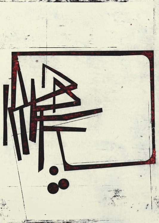 Angular Lines and Dots | Poster