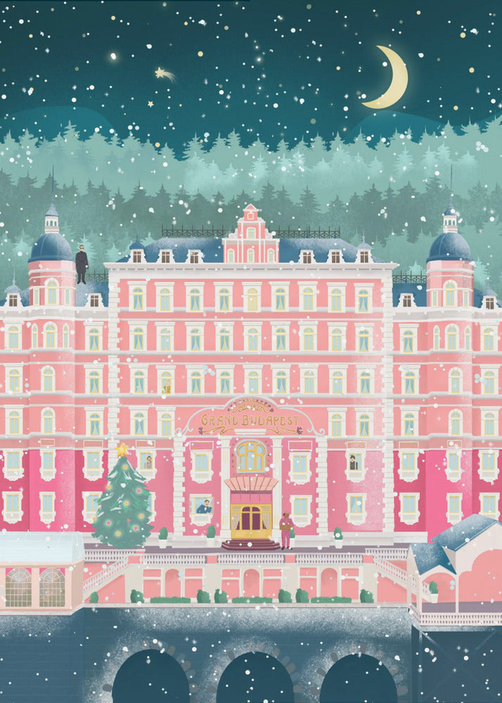 Urlaub im Grand Budapest Hotel | Poster