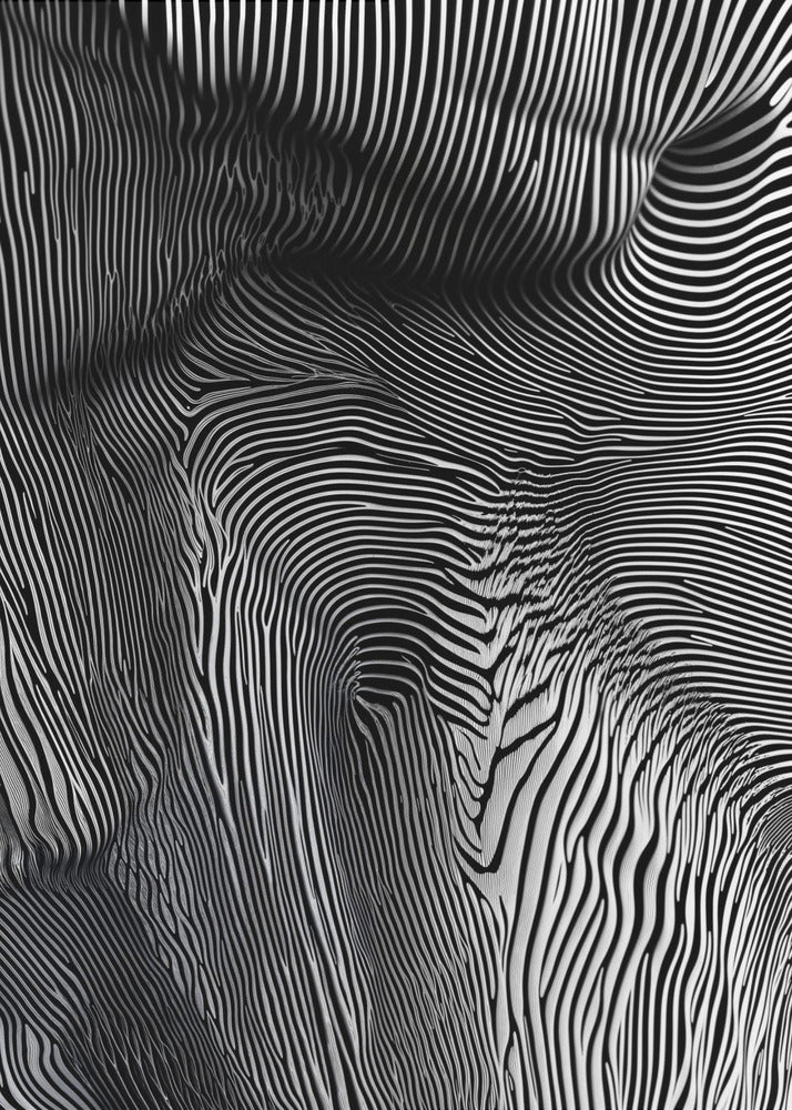 Zebra Flowform | Poster