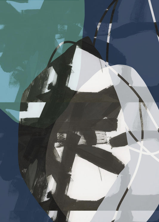 Dunkelblaue Schönheit Nr. 2 | Poster