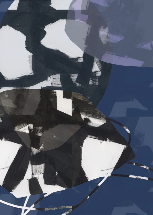 Dunkelblaue Schönheit Nr. 1 | Poster