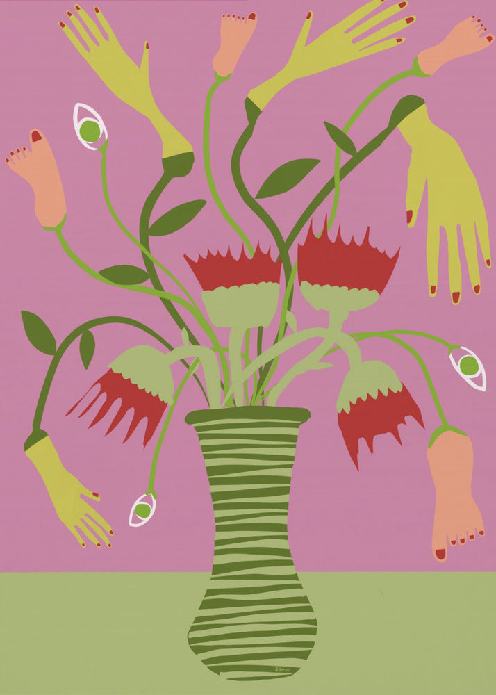Die seltsame Vase | Leinwand