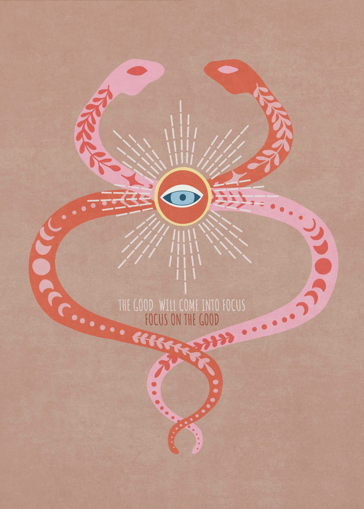 Visionäres Auge der Schlange | Poster